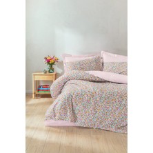 Cotton Box Petite Çift Kişilik Lastikli Çarşaflı Nevresim Takımı Pippa Pembe