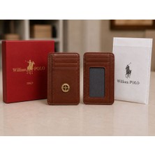 Septwolves Williampolo Minimal Hakiki Deri Unisex Kartlık
