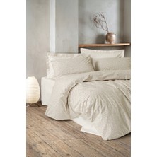 Cotton Box Petite Çift Kişilik Lastikli Çarşaflı Nevresim Takımı Milly Ekru