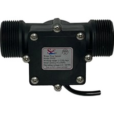 St. Morritz Su Akış Sensörü, Debi Ölçer, Türbin Debimetre DN32, 1/4 Inç