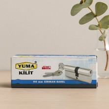 Royaleks 90 mm Nikel Saten Silindir Barel (3 Anahtar)