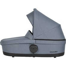 Easywalker Harvey3 Portbebe Steel Blue, Su İtici Kumaş ve Yıkanabilir İç Kaplama ile Konforlu Taşıma