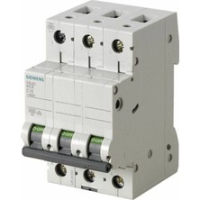 Siemens 5SL6363-7 Otomatik Sigorta C Tipi 63 Amper 3 Faz 6ka 70 mm