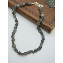 Labradorit Taşlı Kolye - Çok Renkli - Stoneage