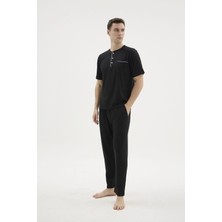 Cm Store Kocabey BKK-26404 Battal Midi Yaka Pijama Takımı