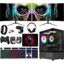 Turbox TX9483 I5 4440 16GB Ram 256GB SSD 4gb GT740 23.8" Dual Curved Masaüstü Oyun Oem Paket