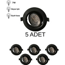 Cata CT-5200 Lal LED Spot Beyaz Işık 7W - 5’li Paket
