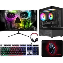 Turbox TX9524 I5 9400F 16GB Ram 512GB SSD 4gb RX550 23.8 Curved Oyuncu Masaüstü Oyun Oem Paket