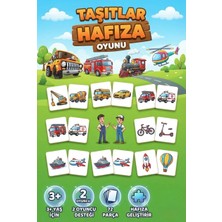 Farbu Oyuncak Eğitici Hafıza ve Eşleştirme Oyunu - 48 Adet Kartlı Dikkat Geliştirici Set Hafıza Oyunu