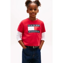 Tommy Hilfiger Kız Çocuk Tişört KG0KG09289