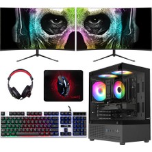 Turbox TX9493 I7 860 16GB Ram 256GB SSD 4gb GT740 23.8 Dual Curved Masaüstü Oyun Oem Paket