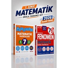 Fenomen Yayıncılık Fenomen 7.sınıf Matematik Fasikülleri ve 7b Soru Bankası Okula Yardımcı Set ( Güncel 2026 Basım )