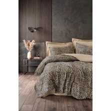 Cotton Box Saten Çift Kişilik Nevresim Takımı Kalahari Bej