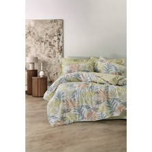 Cotton Box Saten Çift Kişilik Nevresim Takımı Canopy Yeşil