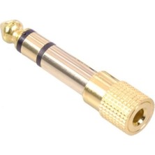 Brf Store Veltrolab Alfais 4458 6.3 mm Erkek To 3.5 mm Dişi Çevirici Dönüştürücü Jack Adaptörü