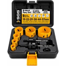 Sgs SG3650 Bi-Metal Panç Seti 9 Parça