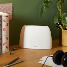 Brf Store Veltrolab Tenda 4G03 Wi-Fi Router 4g Lte 300 Mbps, 2.4 Ghz Kablosuz Bant, Ebeveyn Kontrolü, Veri Tra