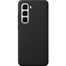 Mopal Infinix Hot 60 Pro Uyumlu Içi Kadife Kaplamalı Silikon Kılıf | Airline Serisi