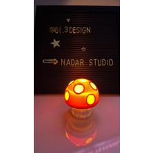 Nadar Studio Mantar LED Tealight Mumluk / LED Tealight Dahildir