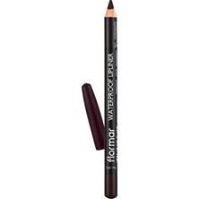 Brf Store Veltrolab Flormar Yüksek Pigmentli & Mat Bitişli Suya Dayanıklı Dudak Kalemi 242 Deep Bordeaux