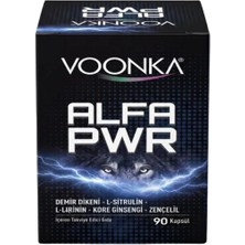 Voonka Alfa Pwr Demir Dikeni L Arjinin Kore Ginsengi 90 Kapsül