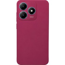 Mopal Realme C63 Uyumlu Içi Kadife Kaplamalı Silikon Kılıf | Airline Serisi