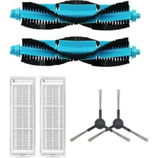 Brf Store Veltrolab Viomi V2-V3-V2 Pro-Viomi Se Robot Süpürge Uyumlu Yedek Hepa Filtre,fırça Yedek Parça Seti-