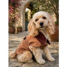 Maia Studio Brown Sugar Çift Taraflı Süet Ceket - Köpek Montu