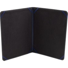 2K Suni Deri Diploma ve Sertifika Kabı 23 x 32 cm LACİVERT ( SADECE A4 EVRAKLAR İÇİN UYGUNDUR )