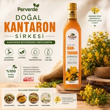 Perverde Kantaron Sirkesi 500 ml | Doğal Fermente Sirke | Geleneksel Üretim | Katkısız