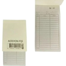 St. Morritz Adisyon Fişi Standart 7.5X15 36 Lı 4308 ( 1 Adet Fiyatıdır)