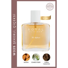 Royal Platinum W325 Kadın Parfüm Şekerli Badem Tonka Kokusuyla Özel Davetler İçin 50 ml