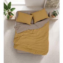 Cotton Box Plain Tek Kişilik Nevresim Takımı Amber-Vizon