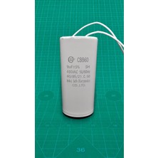 Tech CBB60 9mf 400V ~ 450V Plastik 2 Kablolu Daimi Kondansatör 35X62MM