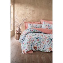 Cotton Box Tek Kişilik Nevresim Takımı Bluebell Somon