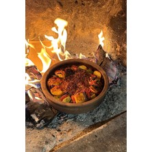 St. Morritz Küçük Boy Toprak Güveç-Fırın Kabı- Fırın Tepsisi 28 cm 4 Kişilik Ateşe Dayanıklı