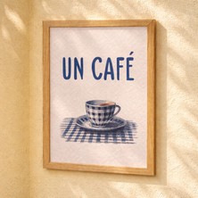 Evidea Deco Un Cafe Duvar Panosu - Renkli - 30X40 cm