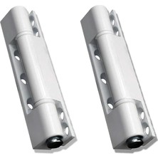 Brf Store Sidelyasell 2 Adet Yüksek Kalite 90MM Çelik Menteşe Beyaz- Kolay Montaj (%100 Çelik Menteşe - 3 Parç