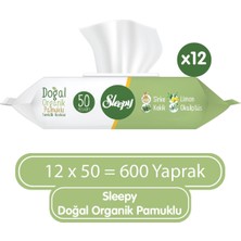 Sleepy Doğal&organik Temizlik Havlusu 12X50 Adet