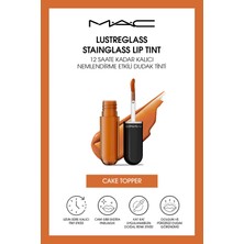 M.A.C Lustreglass stainglass lip tint  - 12 Saate kadar kalıcı nemlendirme Etkili dudak tinti-Trinket 