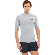 Quiksilver Everyday UPF50 Ss Antrasit Erkek Surf Kısa Kol T-Shirt