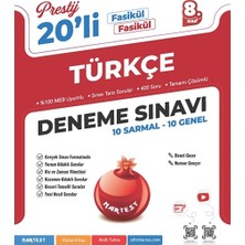 Bi Bigelio Nartest 8. Sınıf Prestij Türkçe 20 Deneme Sınavı Nartest Yayınlar