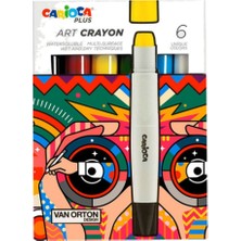 Carioca Plus Art Crayon Boya 6’lı Kutu 45212