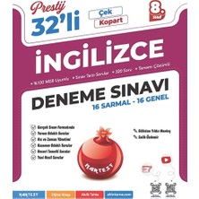 Bi Bigelio Nartest 8. Sınıf Prestij İngilizce 32 Deneme Sınavı Nartest Yayın