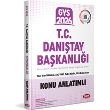 Data Yayınları Data 2026 T.c. Danıştay Başkanlığı Gys Konu Anlatımlı Data Yayınl