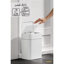 St. Morritz 12 Litre Sensörlü Çöp Kovası + 2 Adet Pil + Sensör Etiketi Dahil – Otomatik Temassız Kullanım
