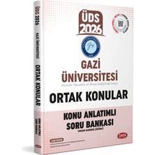 Data Yayınları Data Üds Gazi Üniversitesi Ortak Konular Konu Anlatımlı Soru Bank