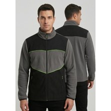 Proform Tekstil Proform Outdoor Fermuarlı Fosfor-Antrasit Polar Özel Baskı Yapılabilir