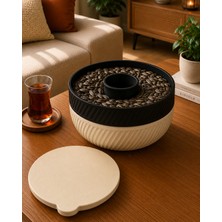 Smug Design 3D Pistachio Pratik Çöp Hazneli Çerezlik Kase