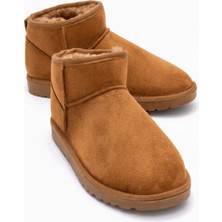Neon Shoes Mini Süet Içi Kürklü Ince Taban Kadın Bot & Bootie